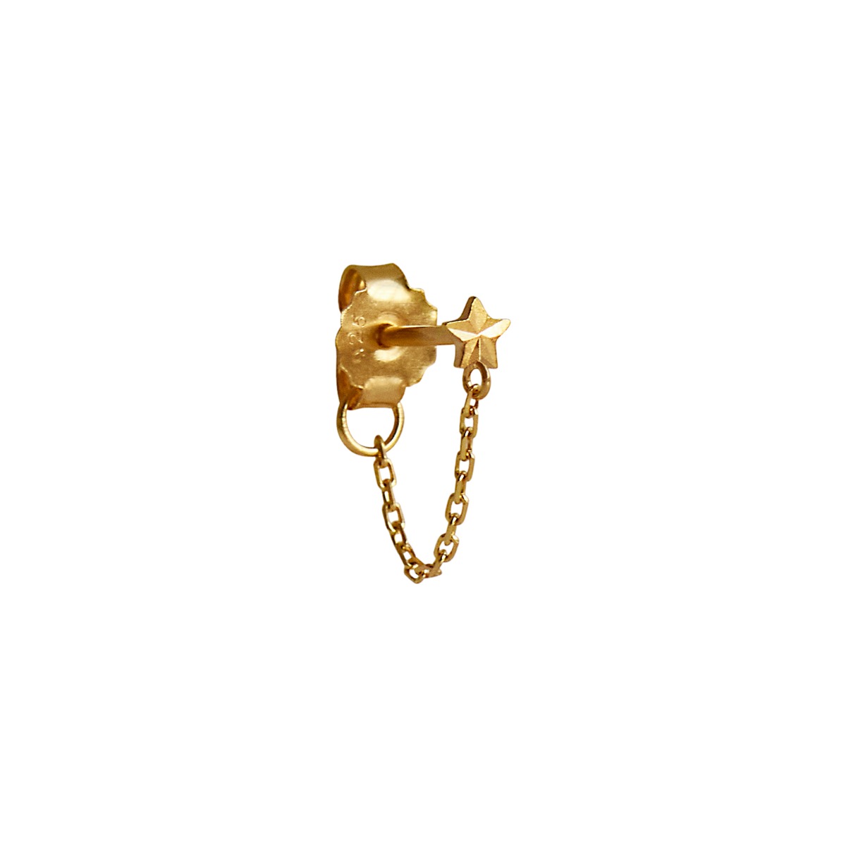 Star Etoile with Chain Earring - Single