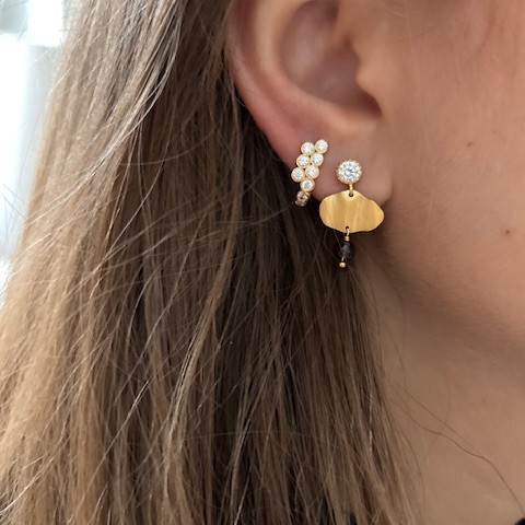 Petit Cleo Mocha Earring - Single 