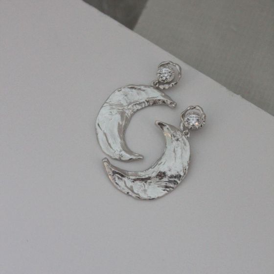 Claire de Lune Earring Silver - Right - Single 