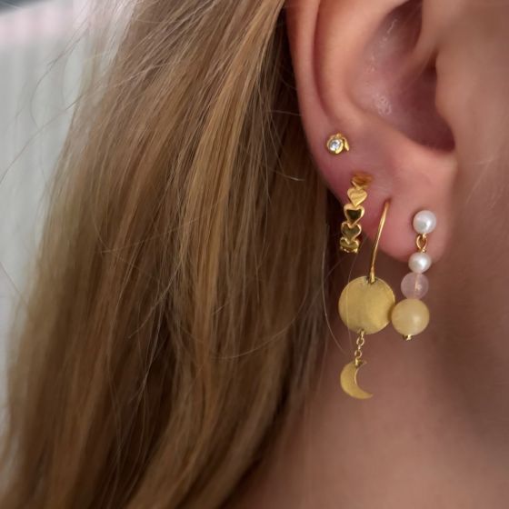 Sun and Moon Earring - Single