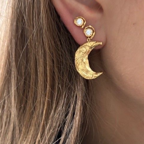 Claire de Lune Earring - Right - Single 